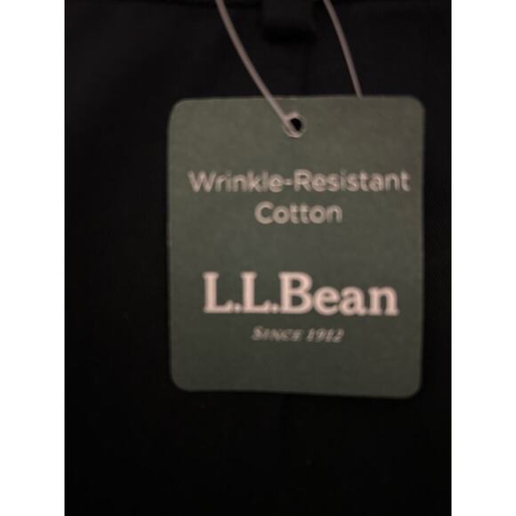 L.L. Bean Women’s Capris Pants Navy Size 12 High Rise Wrinkle Resistant NWT - Picture 5 of 8